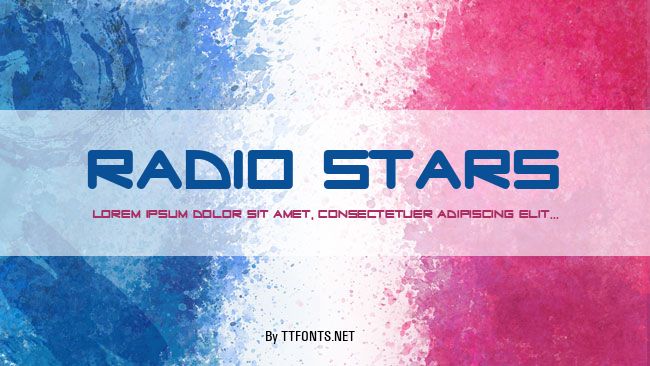 Radio Stars example