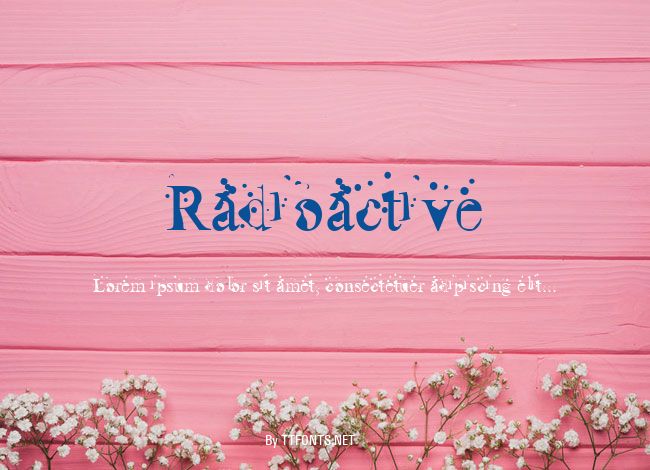 Radioactive example