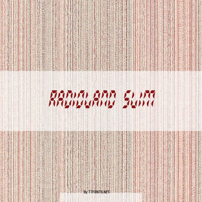 Radioland Slim example