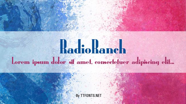 RadioRanch example