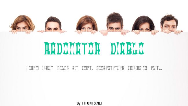 Radonator Diablo example