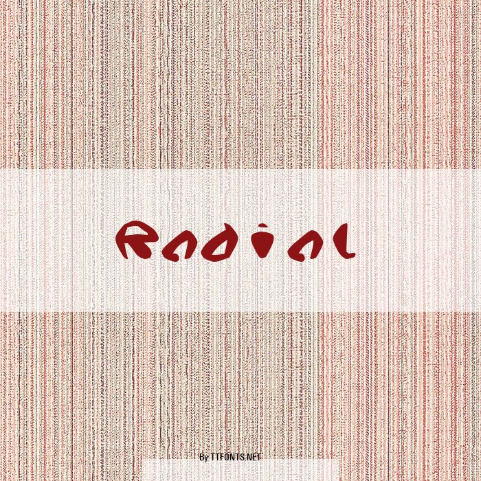 Radial example