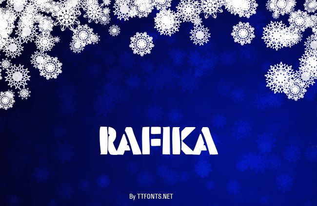 Rafika example
