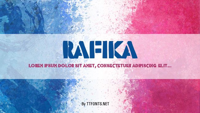 Rafika example