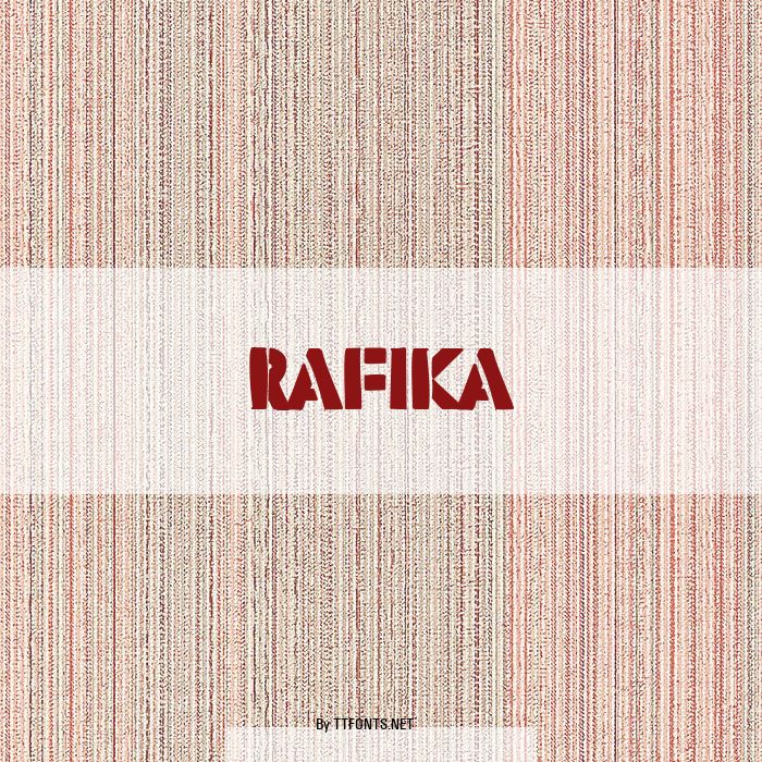 Rafika example