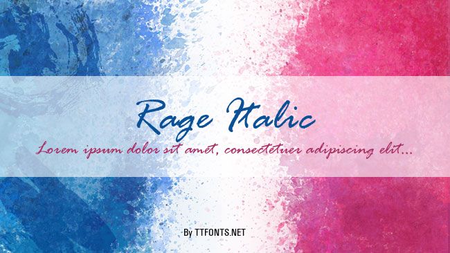 Rage Italic example