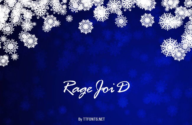 RageJoiD example