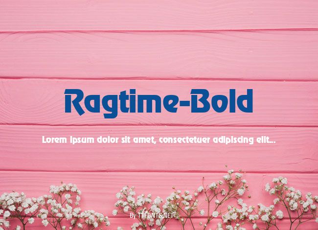 Ragtime-Bold example