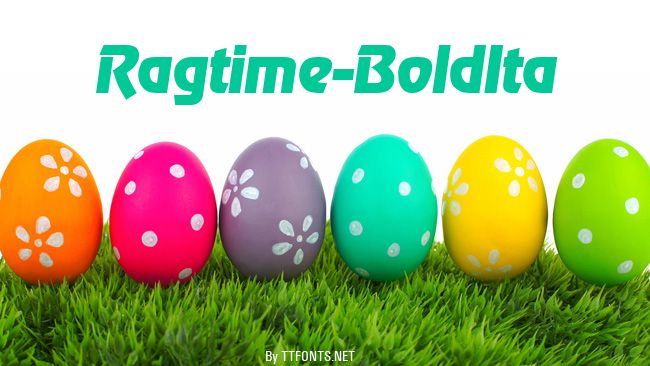 Ragtime-BoldIta example