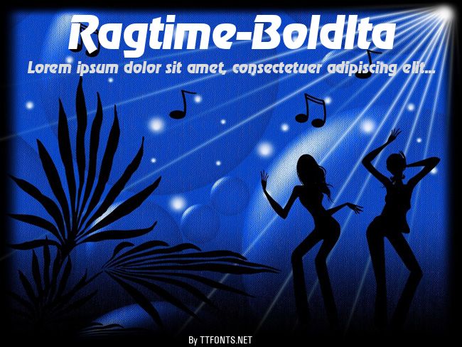 Ragtime-BoldIta example