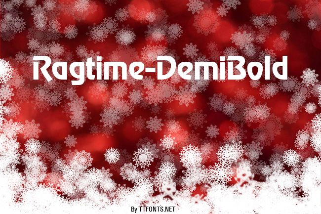 Ragtime-DemiBold example