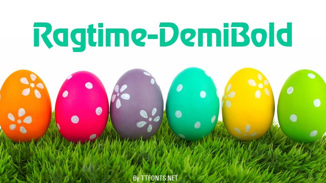 Ragtime-DemiBold example