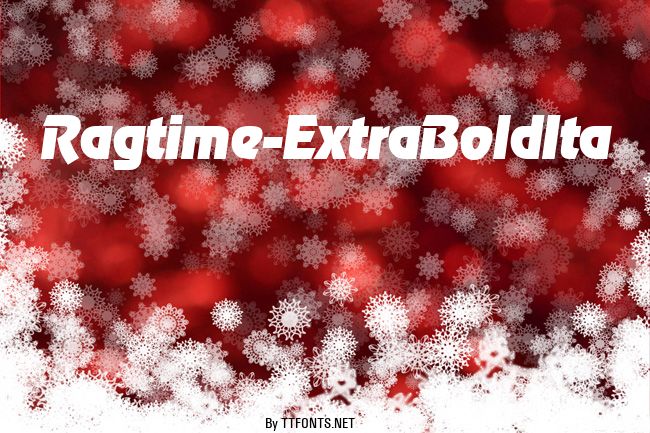 Ragtime-ExtraBoldIta example
