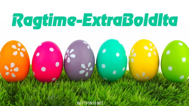 Ragtime-ExtraBoldIta example