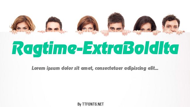 Ragtime-ExtraBoldIta example