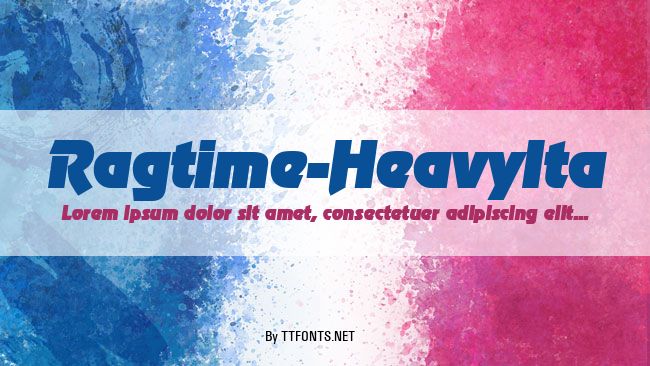 Ragtime-HeavyIta example