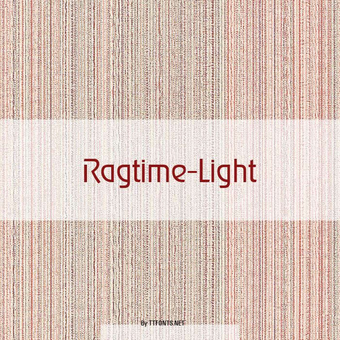 Ragtime-Light example