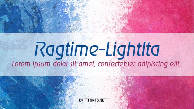 Ragtime-LightIta example