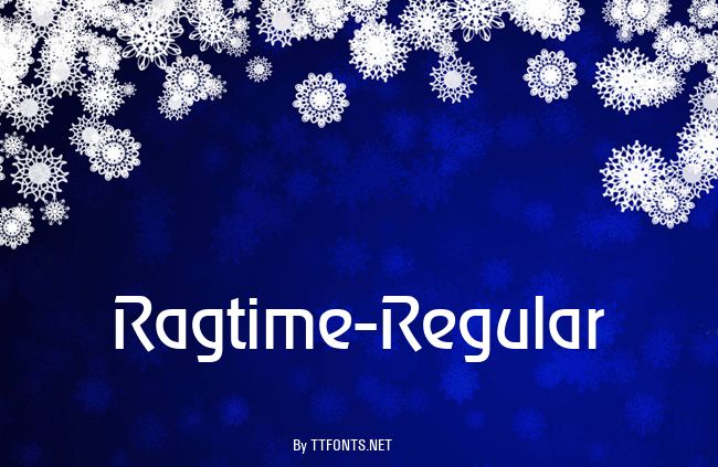 Ragtime-Regular example