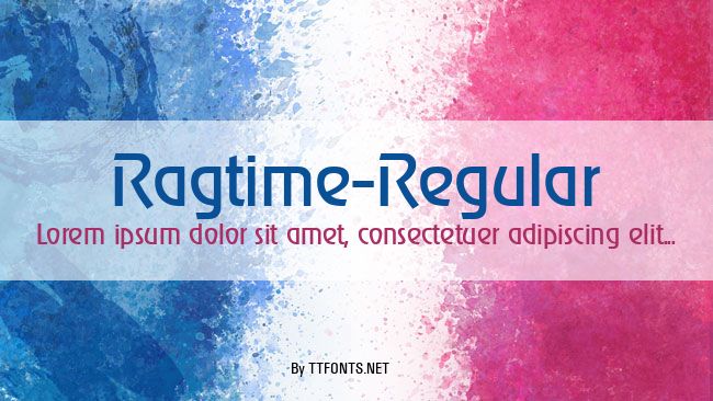 Ragtime-Regular example