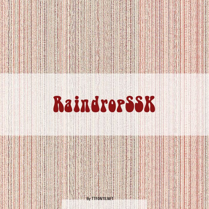 RaindropSSK example