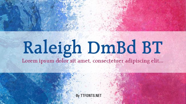 Raleigh DmBd BT example