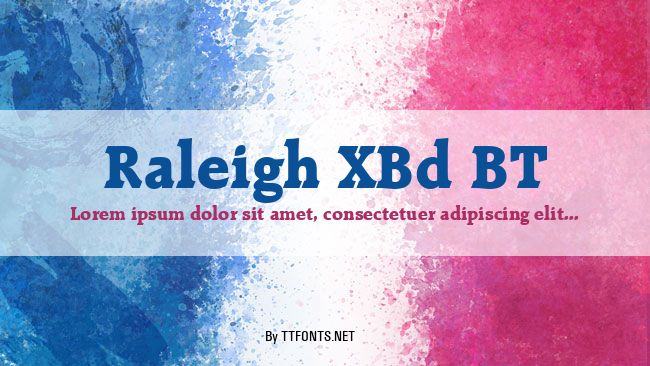 Raleigh XBd BT example