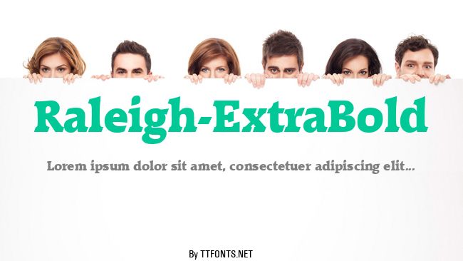 Raleigh-ExtraBold example