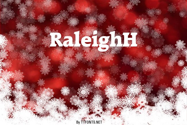 RaleighH example
