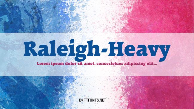 Raleigh-Heavy example