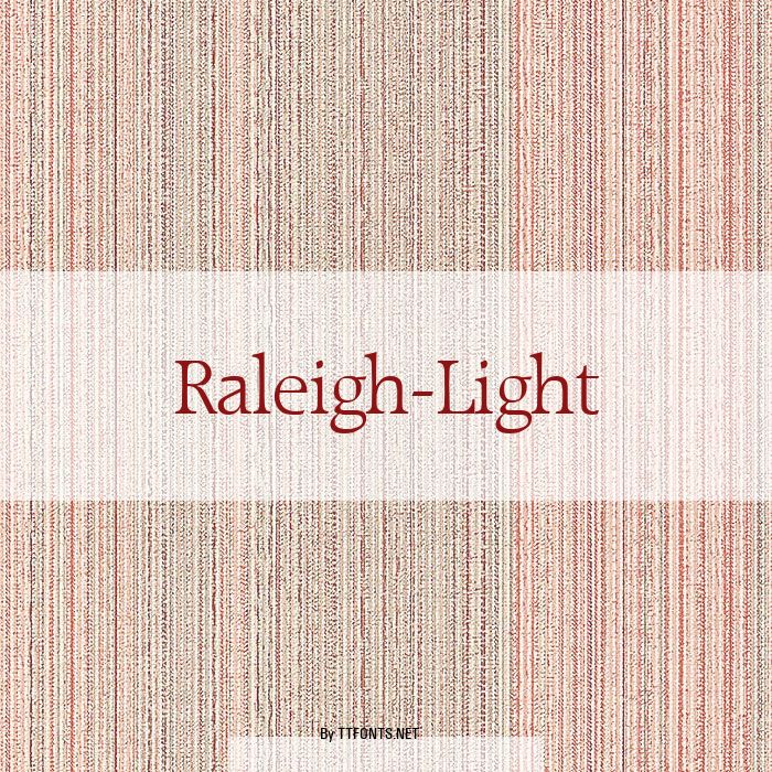 Raleigh-Light example