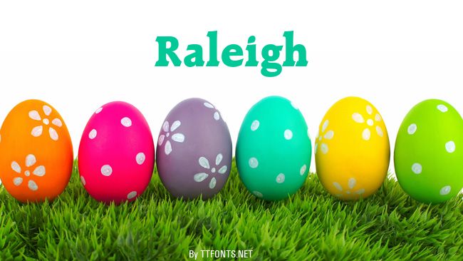 Raleigh example