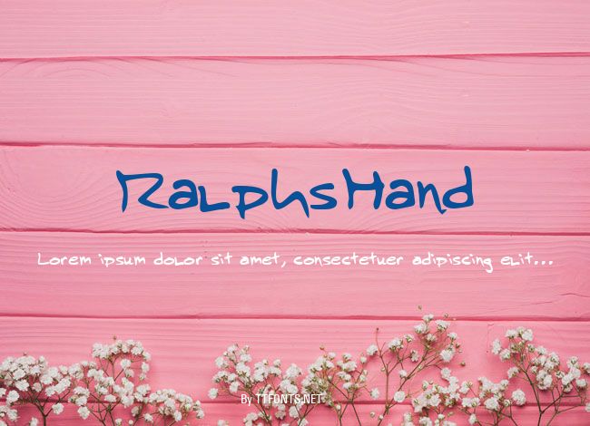 RalphsHand example