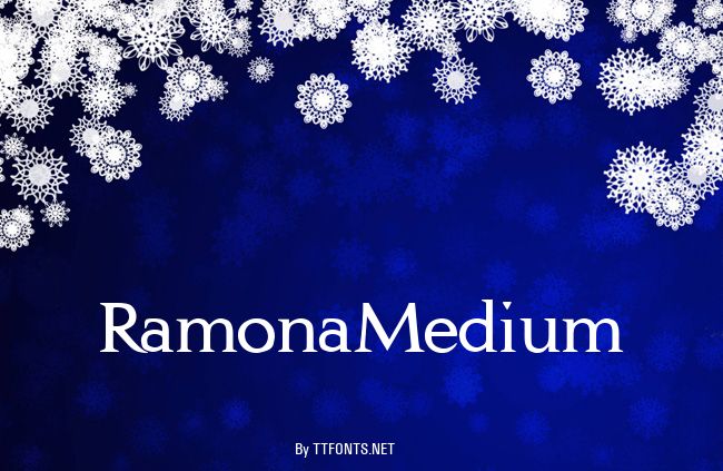 RamonaMedium example