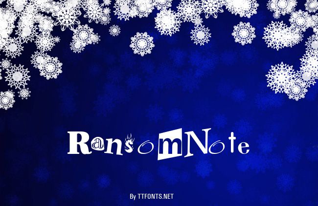 RansomNote example