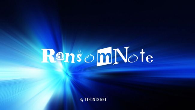 RansomNote example