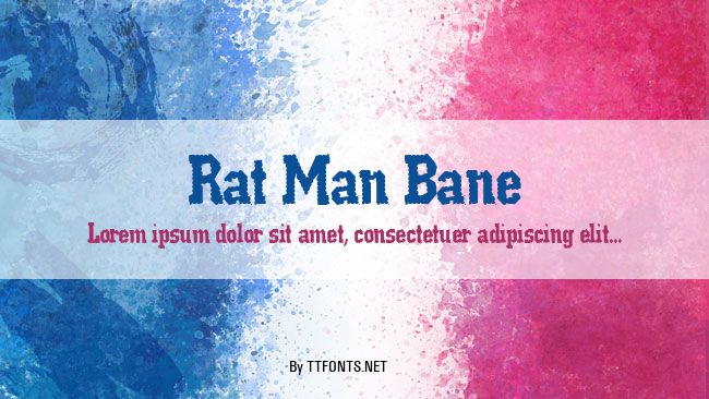 Rat Man Bane example