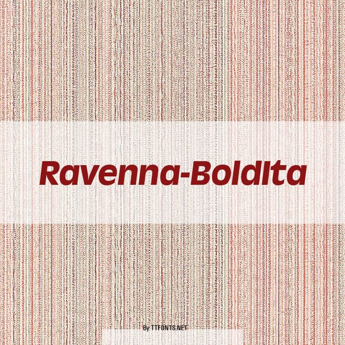 Ravenna-BoldIta example