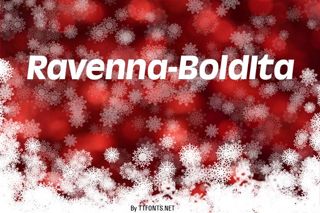 Ravenna-BoldIta example