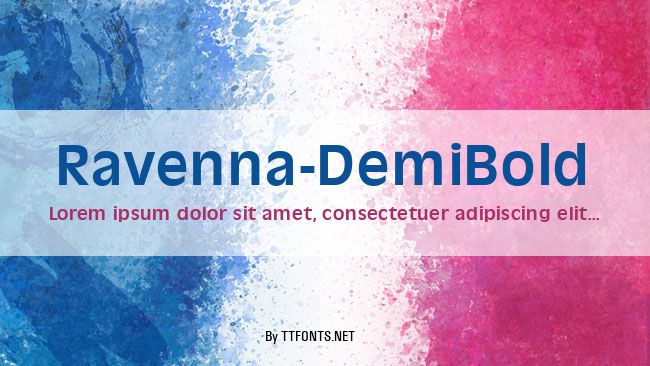 Ravenna-DemiBold example