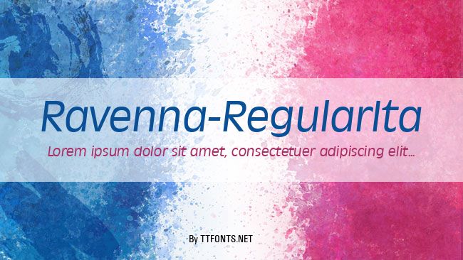 Ravenna-RegularIta example