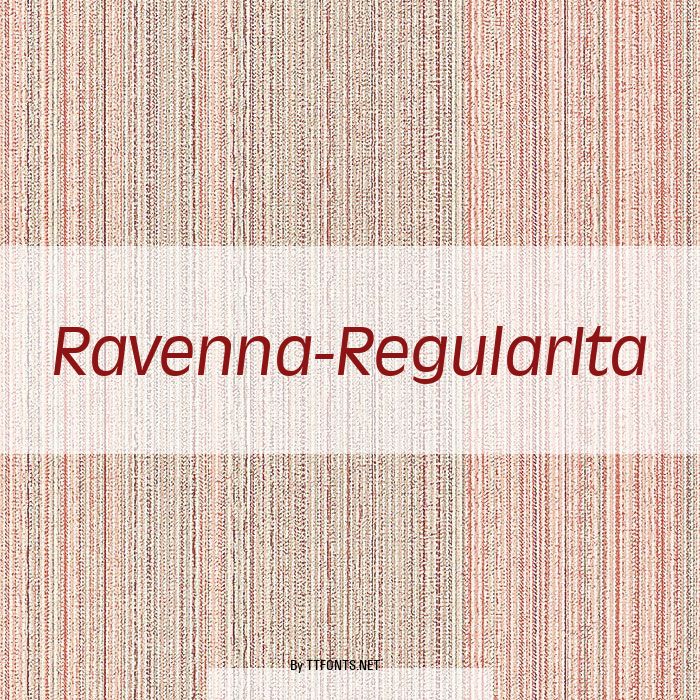 Ravenna-RegularIta example
