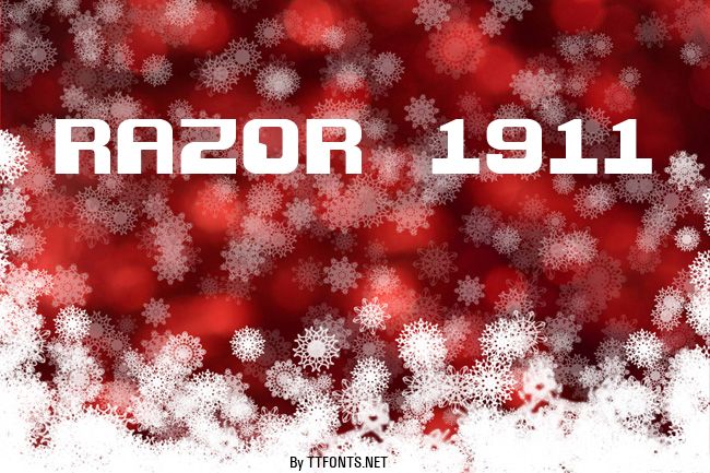 Razor 1911 example