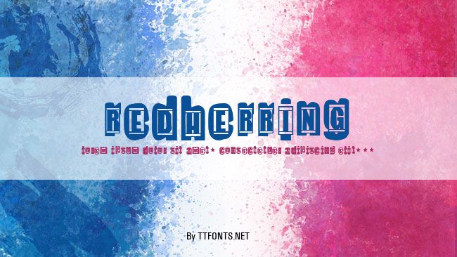 Redherring example