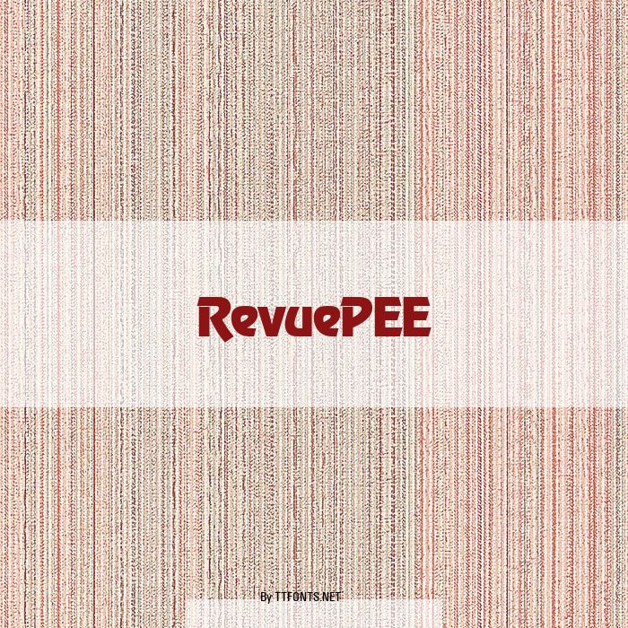 RevuePEE example