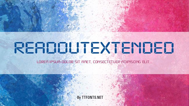 ReadoutExtended example
