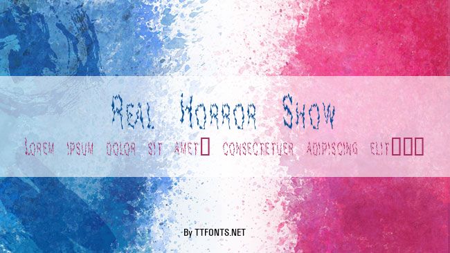 Real Horror Show example