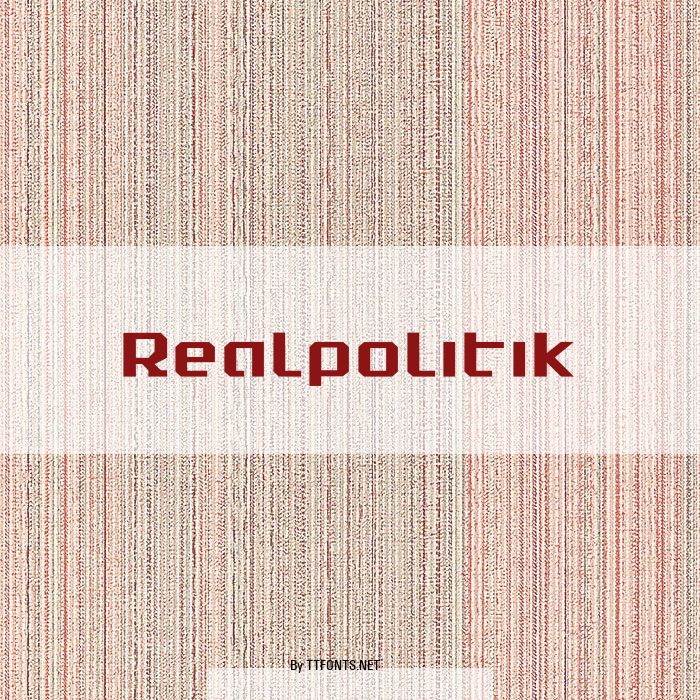 Realpolitik example