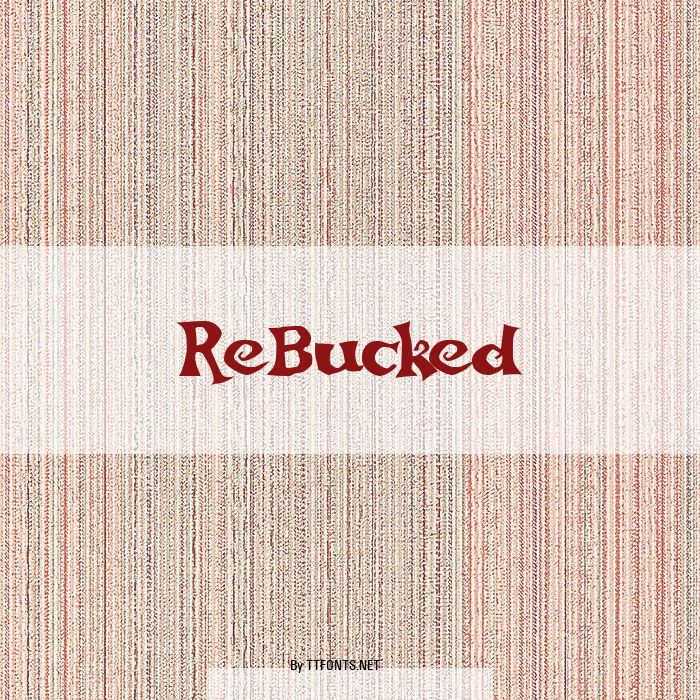 ReBucked example