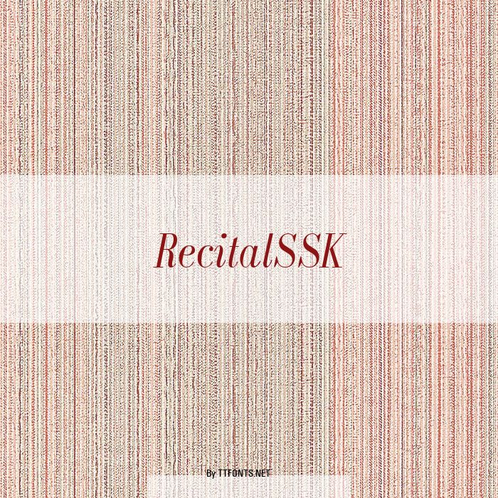 RecitalSSK example